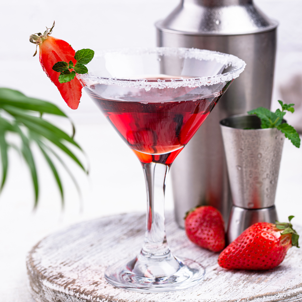 Jagoda Martini (Strawberry Martini)