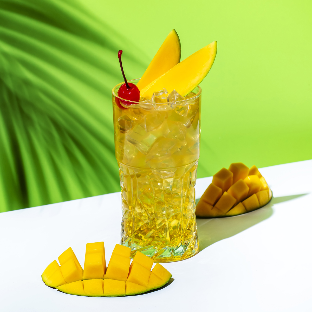 Mango Rum Collins